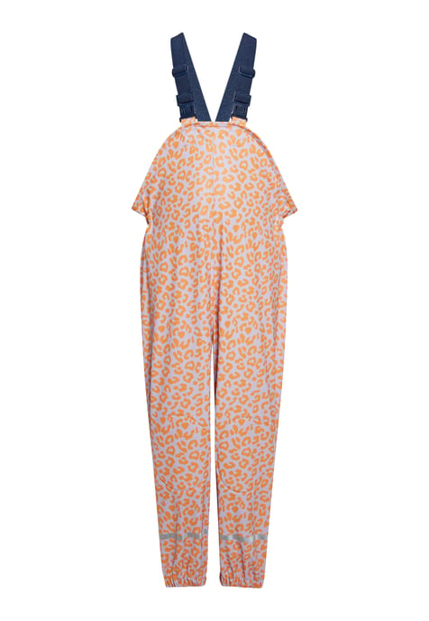 Schmuddelwedda Regenhose Mädchen Pastelllavendel Orange Leo - Image 1