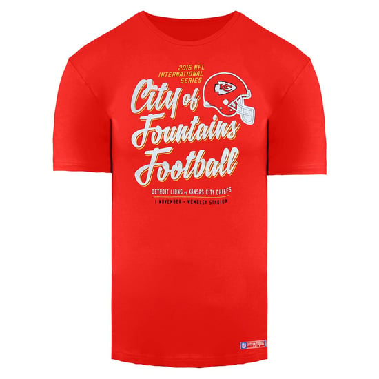 NFL Team Apparel Short Sleeve Crew Neck Red Juniors T-Shirt MKC2072RE