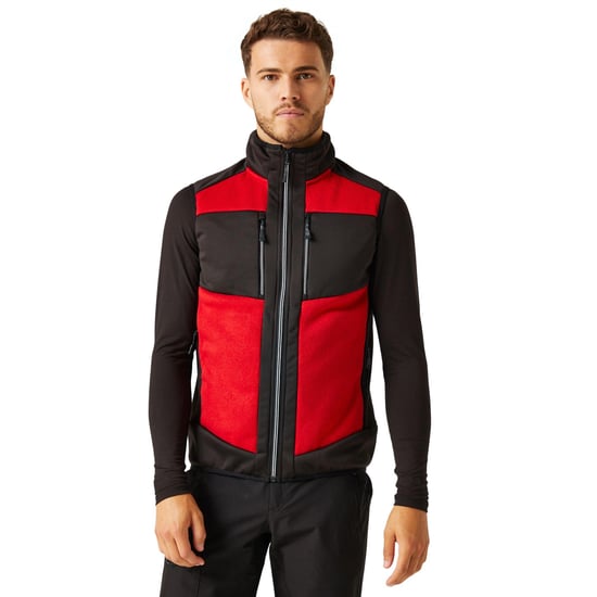 Regatta Mens E-Volve Stretch Body Warmer (Classic Red/Black)