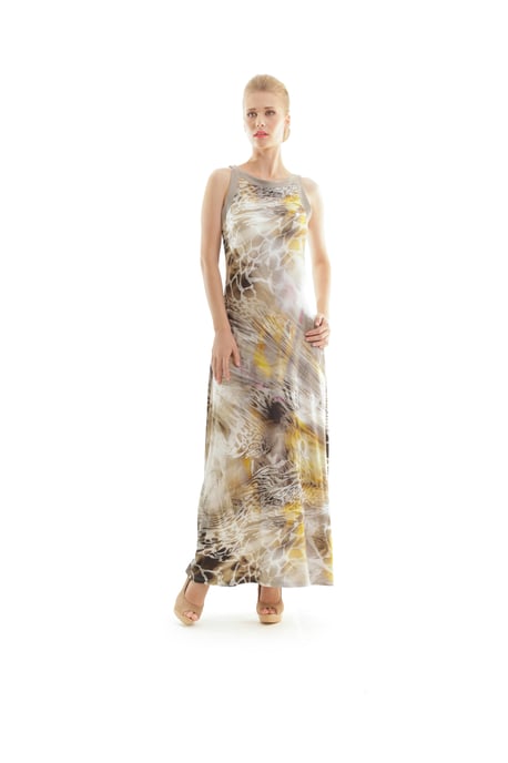 Abstraktes Tiermuster Maxikleid - Image 1