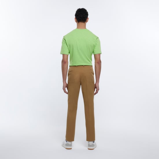 River Island Mens Chino Trousers Stone Holloway Road Tapered