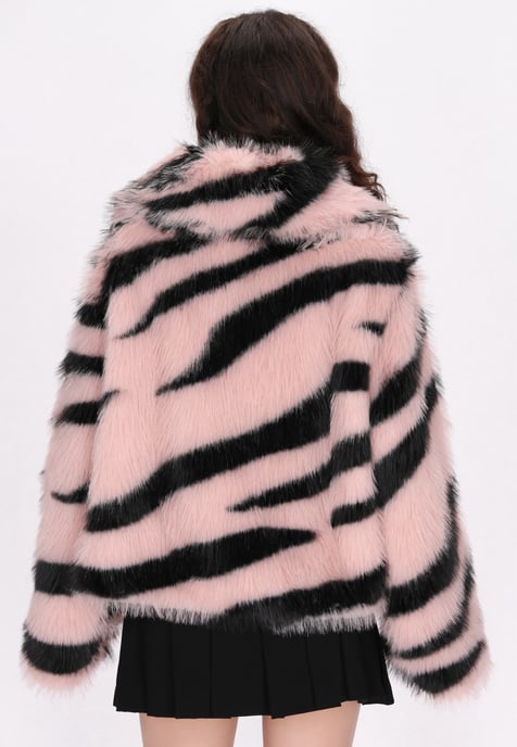 Mymo Jacke Damen rosa schwarz - Image 4