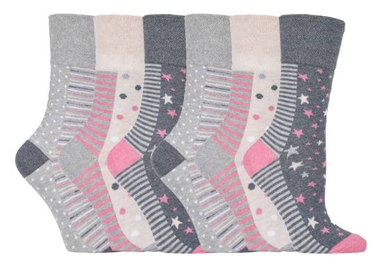 Gentle Grip - 6 Paare Damen Gentle Grip nicht elastische Socken - GG92 - Image 1