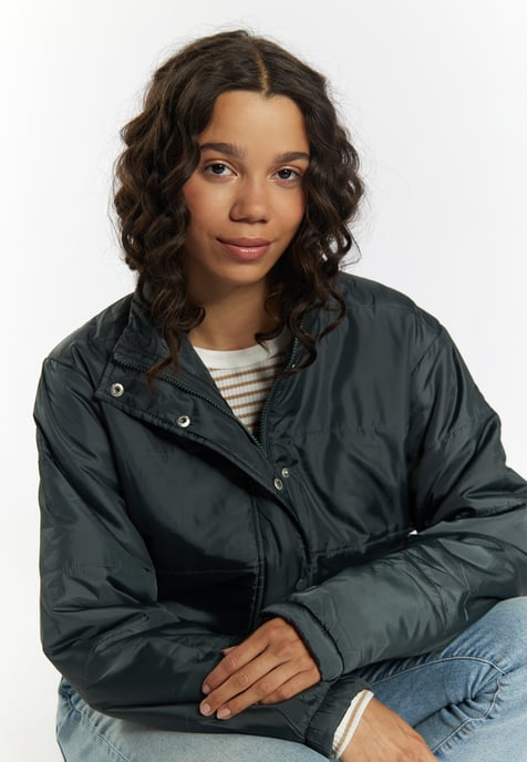 Mymo Leicht wattierte Blousonjacke Damen Holzkohle - Image 5