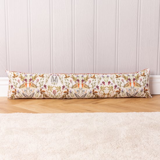 Evans Lichfield Mirrored Robin Watercolour Printed Velvet Draught Excluder
