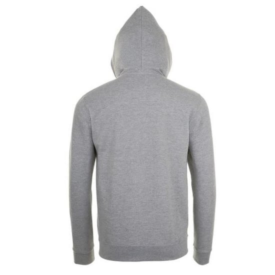 SOLS Herren Stone Zip Up Plain Hoodie (grau meliert) - Image 2