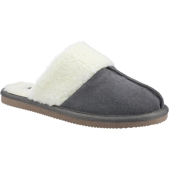 Hush Puppies Damen/Damen Arianna Wildleder Hausschuhe (Grau) - Image 1