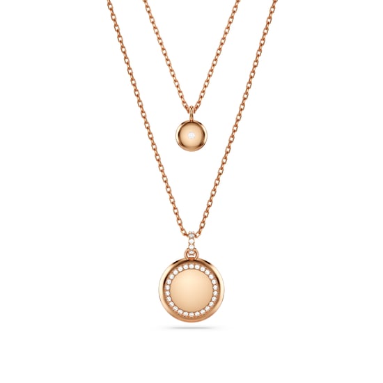 Swarovski 'Meteora' Damen-Halskette aus vergoldetem Metall - Rose 5683449 - Image 4