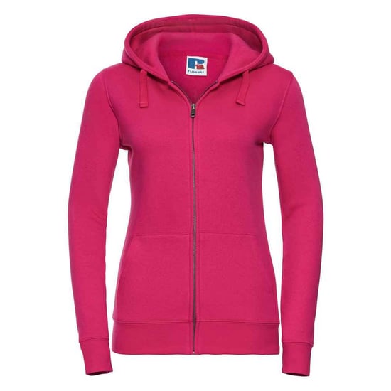 Russell - "Authentic" Kapuzenpullover Durchgehender Reißverschluss für Damen (Fuchsie) - Image 1