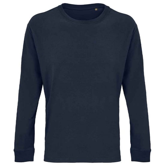 SOLS Unisex Pioneer Langarm-T-Shirt aus Bio-Baumwolle für Erwachsene (French Navy) - Image 1