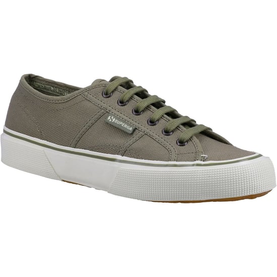 Superga 2490 Bold Cotton Herren Grün Safari Turnschuhe - Image 1