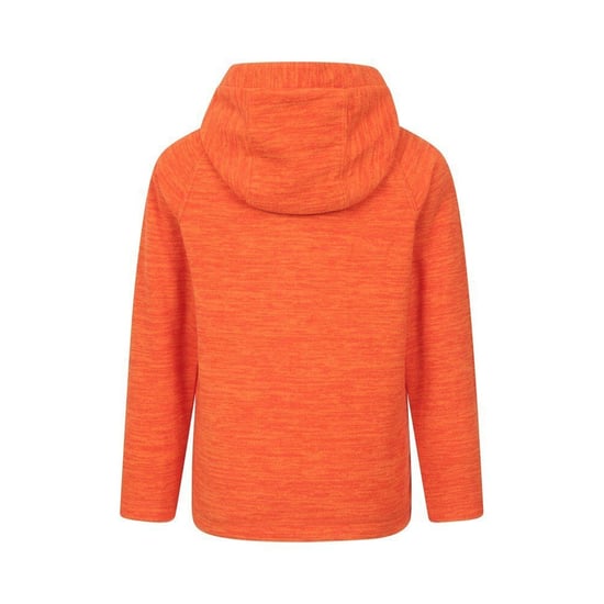 Mountain Warehouse Childrens/Kids Snowdonia Microfleece Full Zip Hoodie (Orange) - Image 2