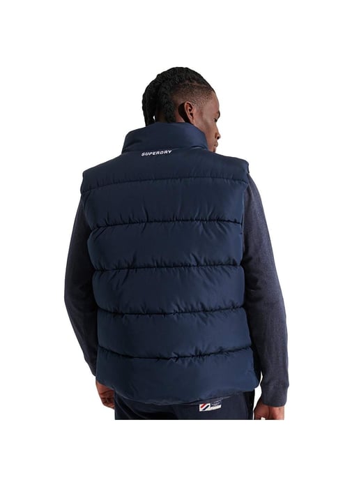 Superdry Herren ärmellose Daunenjacke Vintage-Logo - Image 4