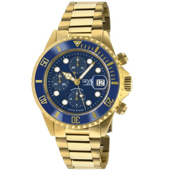 Gevril Wall Street Chrono 4153A Schweizer Automatikuhr Sellita SW500 - Image 1
