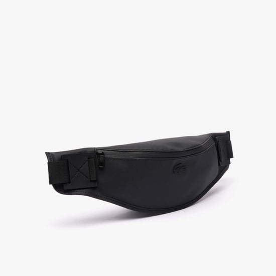 Accessories Lacoste Naos Piqué Banana Bag in Black