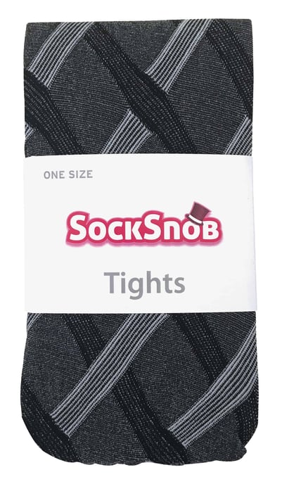 Sock Snob - Farbige 80 Denier blickdichte Damenstrumpfhose - Cable - Image 2