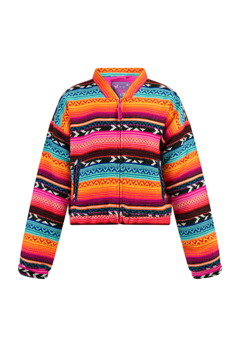 Mymo Bomberjacke Mädchen Mehrfarbig Neon Pink - Image 1
