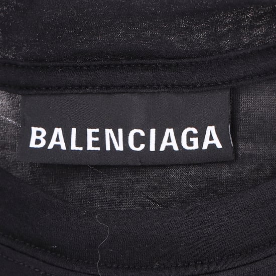 Balenciaga Enganliegendes Rundhals-Langarmshirt aus grauer Baumwolle - Image 4
