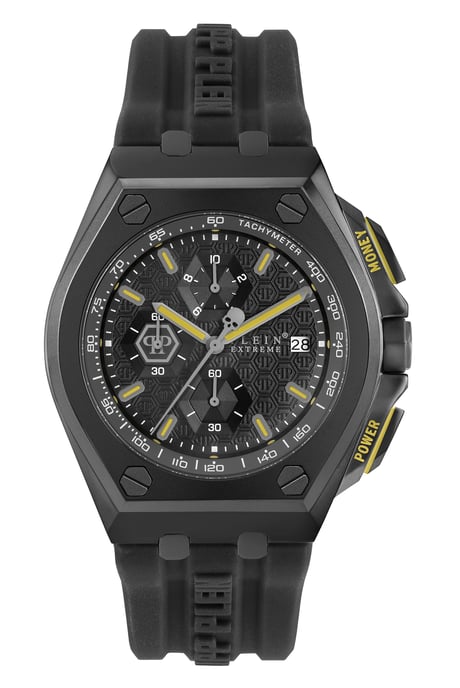 Philipp Plein Plein Extreme Schwarz Herren Armbanduhr PWGAA0221 - Image 1