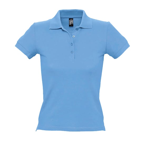 SOLS - PEOPLE Kurzarm Polo-Shirt - Damen (Hellblau) - Image 1