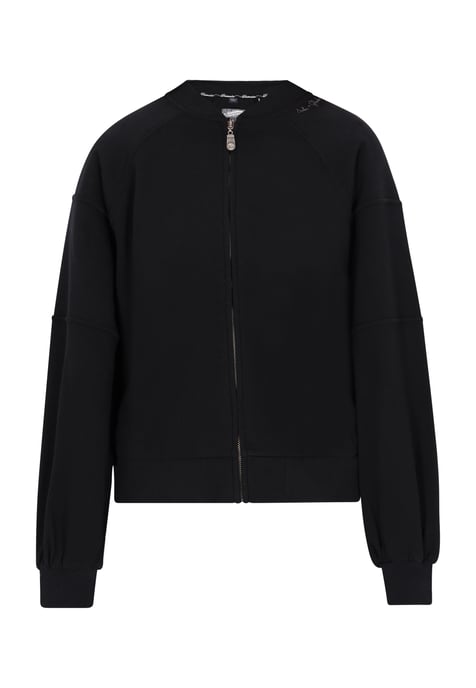 Dreimaster Sweatjacke Damen Schwarz - Image 1