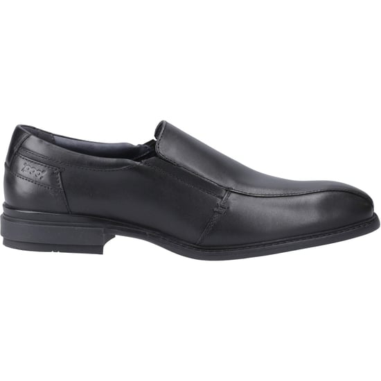 Pod Spear Leder Herren Schwarz Slip-On Schuhe - Image 5