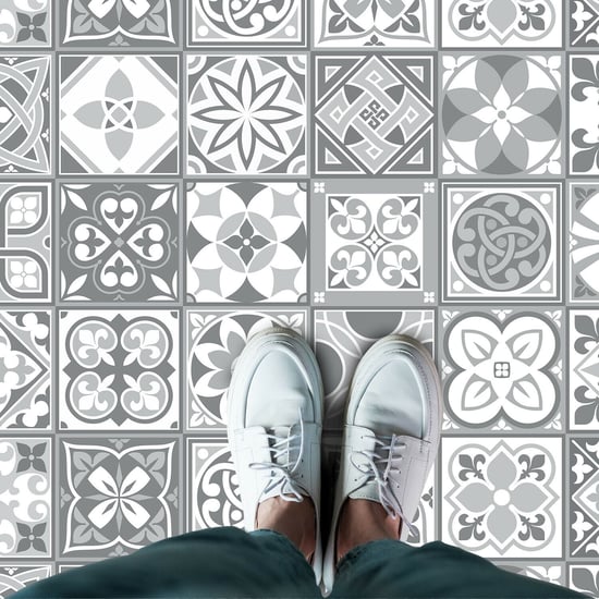 Purbeck Stone Tiles Floor Stickers 120cm x 60 cm, Kitchen, Bathroom, Living room, Self-adhesive
