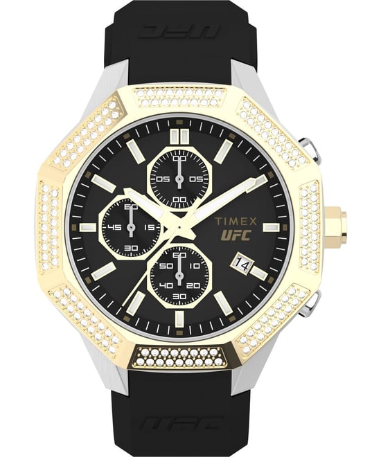 Timex UFC King Chrono Herren Schwarze Uhr TW2V99200 - Image 1