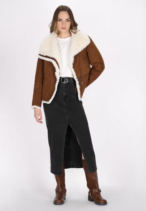 Dreimaster Jacke Damen braun - Image 2