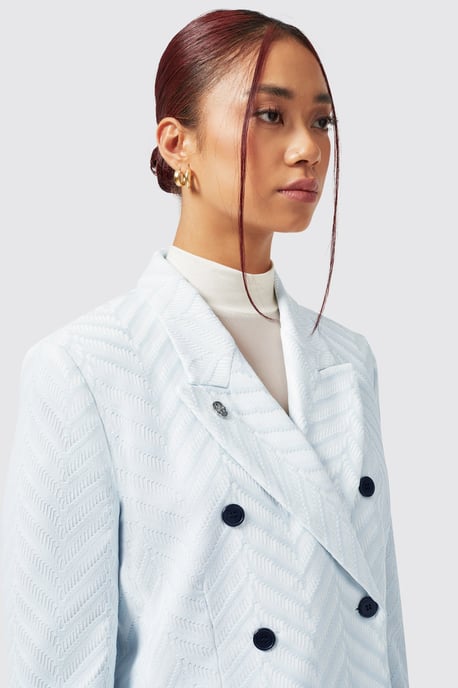 Iris Slim Fit Blue Jacket
