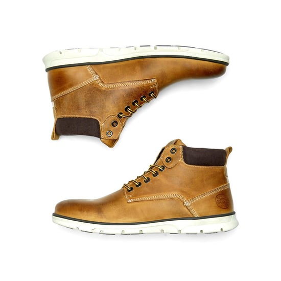 Jfw Tubar Leather von Jack & Jones in der farbe Braun und in größe 41. - Image 3