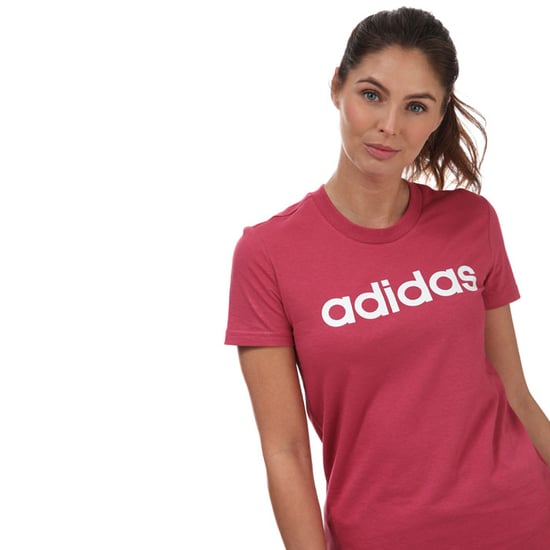 Women's adidas Essentials Logo T-Shirt in Pink