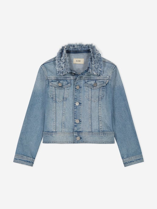 DL1961 Girls Manning Denim Jacket in Blue