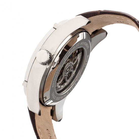 Heritor Automatik Daniels Semi-Skelett Lederarmbanduhr - Image 3