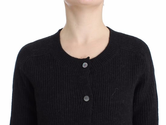 John Galliano Women's Black wool cardigan