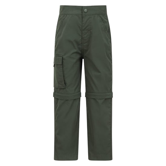 Mountain Warehouse Childrens/Kids Zip-Off Active Trousers (Khaki Green)