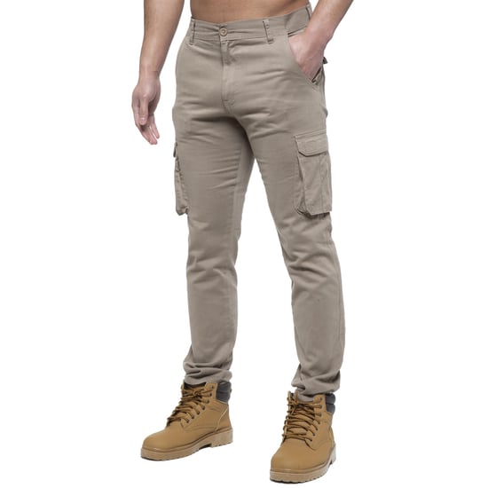 Enzo | Herren Cargo-Hose - Beige - Image 1