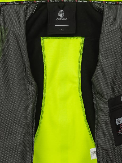 Rock Creek Softshelljacke Neongelb
