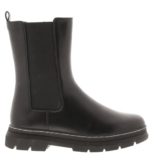 Apache Womens Ankle Boots Chime Zip black