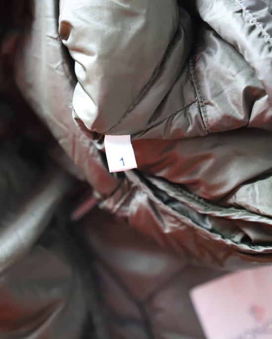 Moncler Stepp-Pufferjacke in Oliv-Polyamid - Image 5
