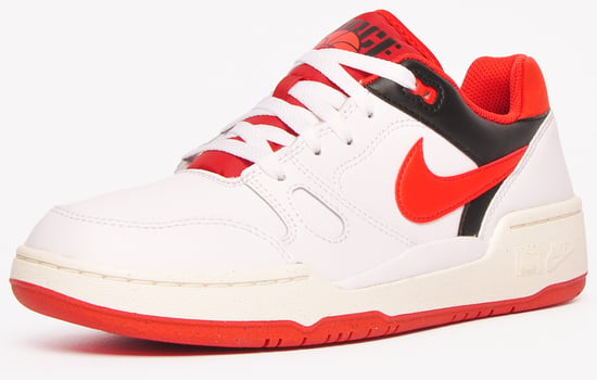 Nike Full Force Lo Rote Details Weiße Turnschuhe - Image 2