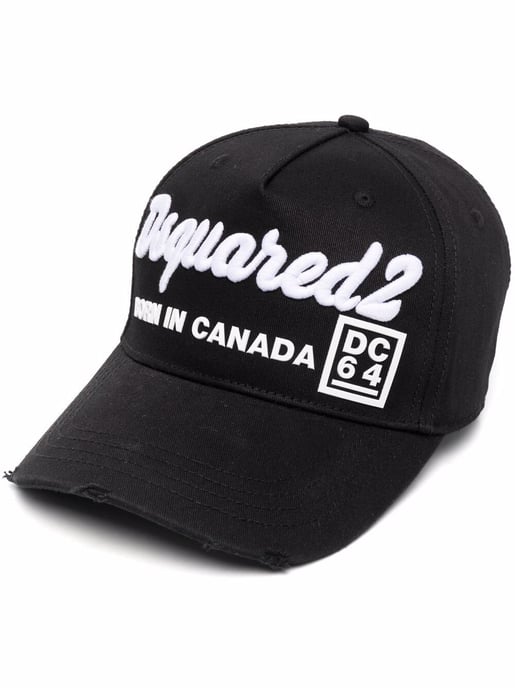Dsquared2 Born in Canada DC64 Cap Schwarz - Image 1