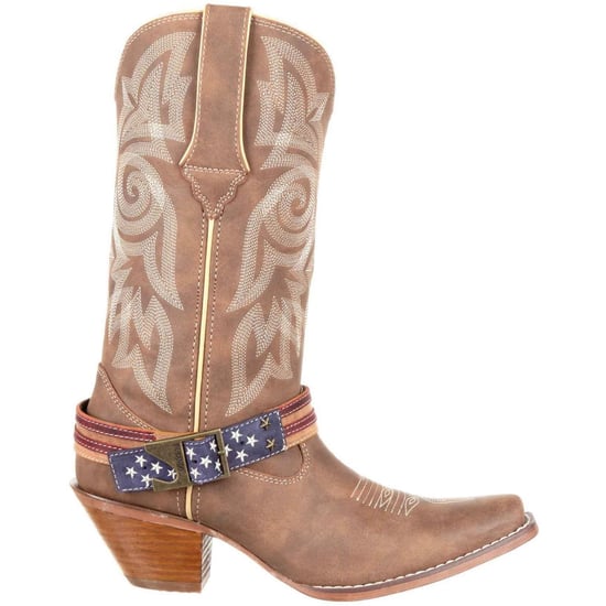 Durango Crush Flag Leder Männer Braun/Khaki Stiefel - Image 6