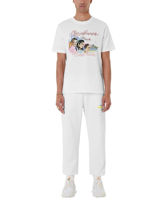 Casablanca La Liaison Design Weißes T-Shirt - Image 1