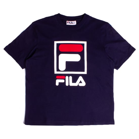 Fila Peacoat Jack Stacked Logo T-Shirt - Image 1