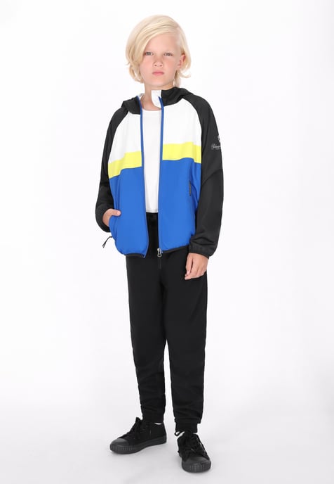 Schmuddelwedda Anorak Jungen (Kids) Königsblau Colorblock - Image 2