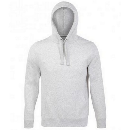 SOLS Unisex-Erwachsene Spencer Sweatshirt mit Kapuze (Ash) - Image 1