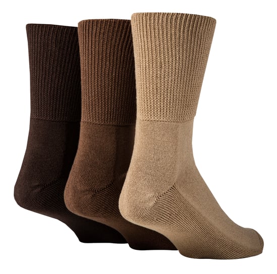Extra breite Bambus-Socken für Diabetiker von IOMI | 3er-Pack | 4 Farben - Image 1