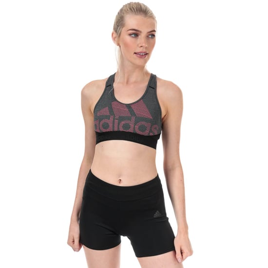 Brassière Don't Rest Alphaskin BOS adidas Pour Femme en Noir Chiné - Image 1