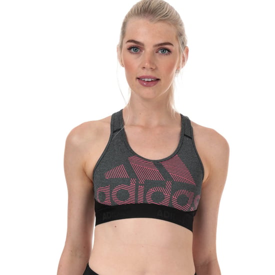 Brassière Don't Rest Alphaskin BOS adidas Pour Femme en Noir Chiné - Image 4